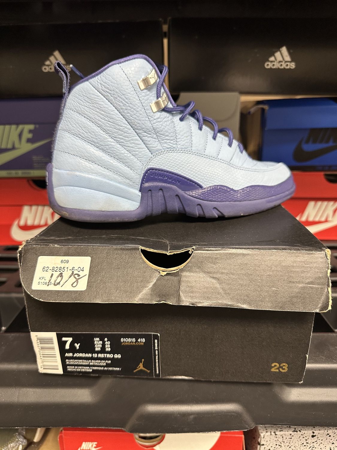 7Y-Jordan 12 Retro Hornets (GS)