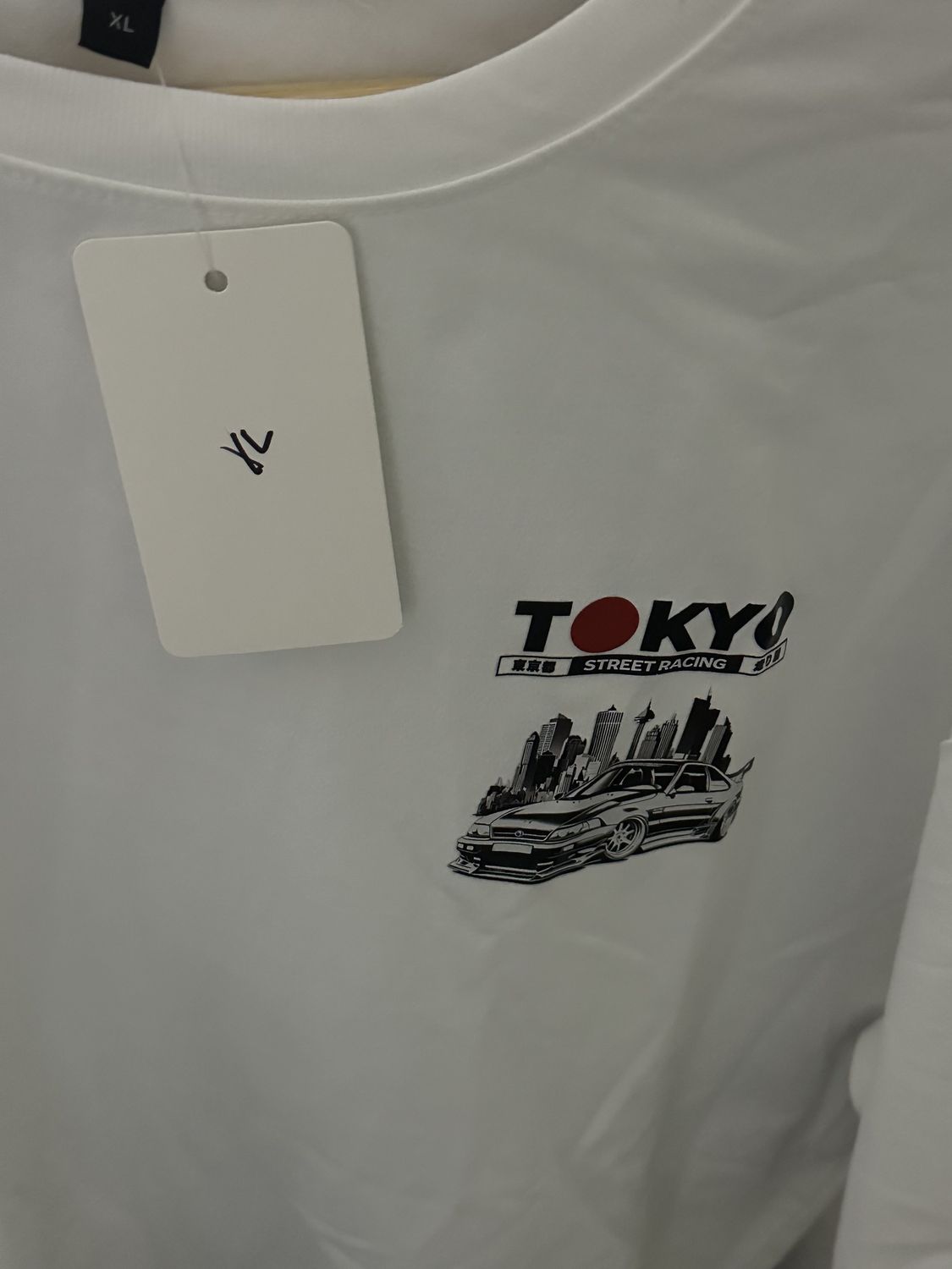 XL-TOKYO TEE- WHT