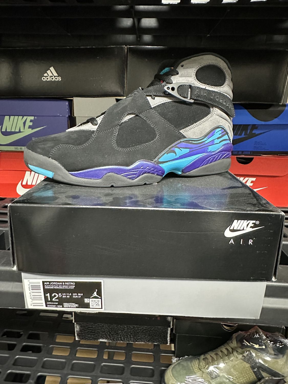 Sz. 12.5- Jordan 8 Aqua 2025