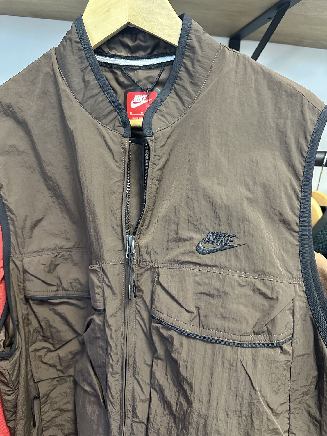 L- Brown Nike Vest