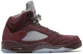 Used-No Box-10.5 Jordan 5 Retro Burgundy (2023)