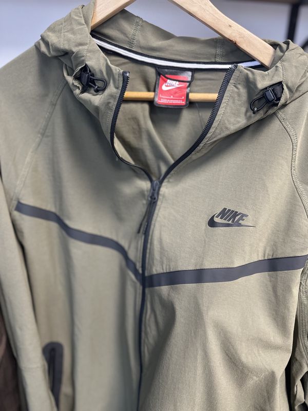 Large- Olive- Men&#39;s Sportswear Tech Full-Zip