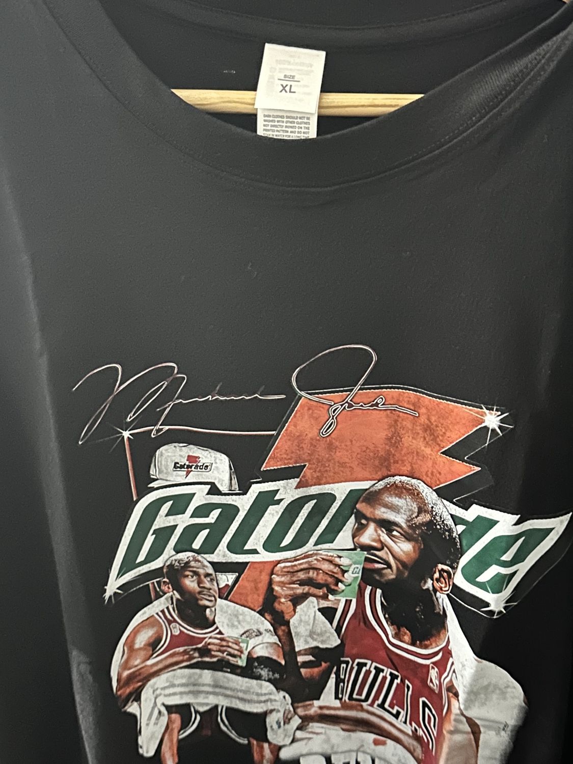 BLK-Jordan Gatorade Printed Tee