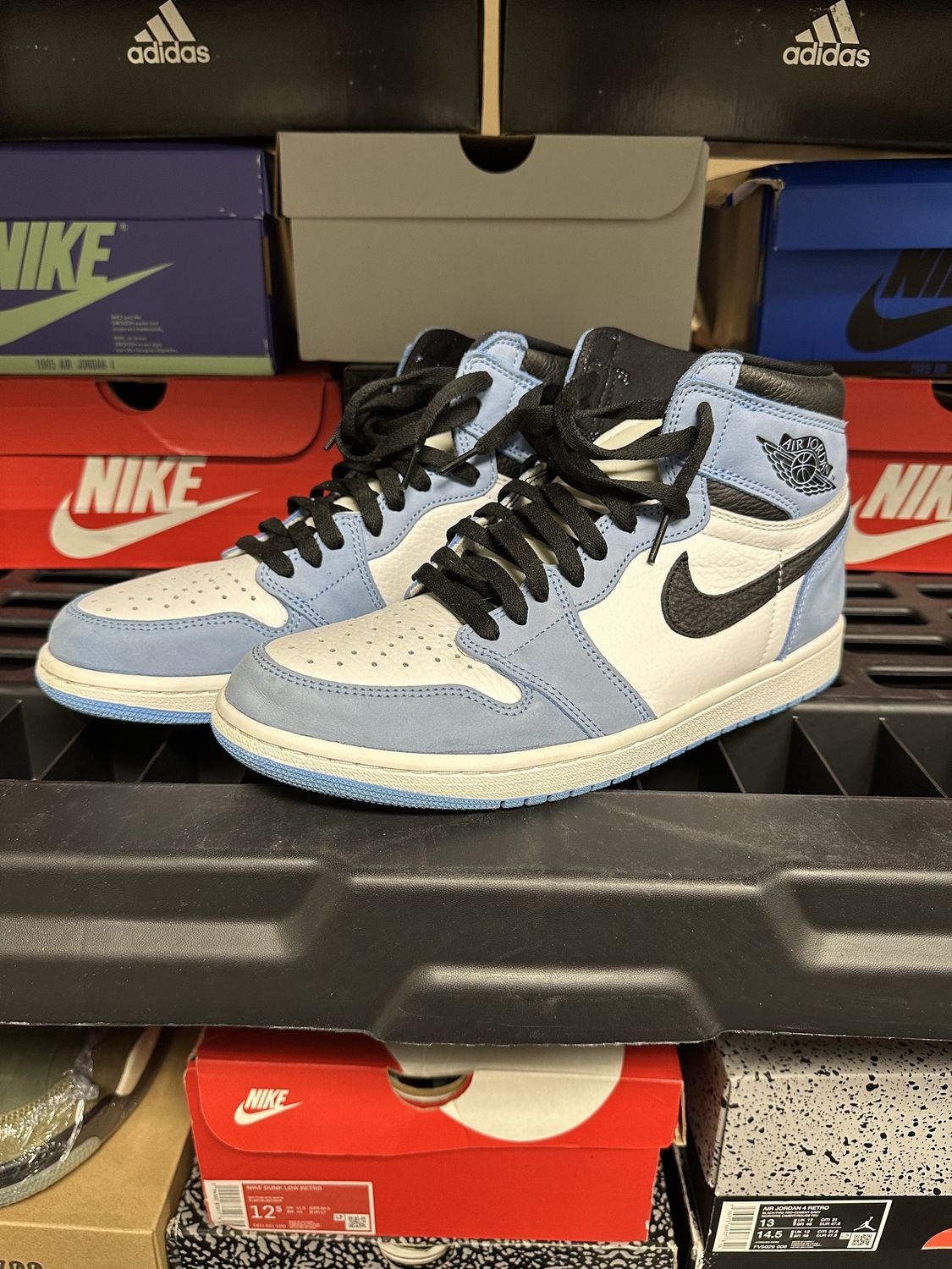 Used-No Box-Sz 10.5-Jordan 1 Retro High OG University Blue