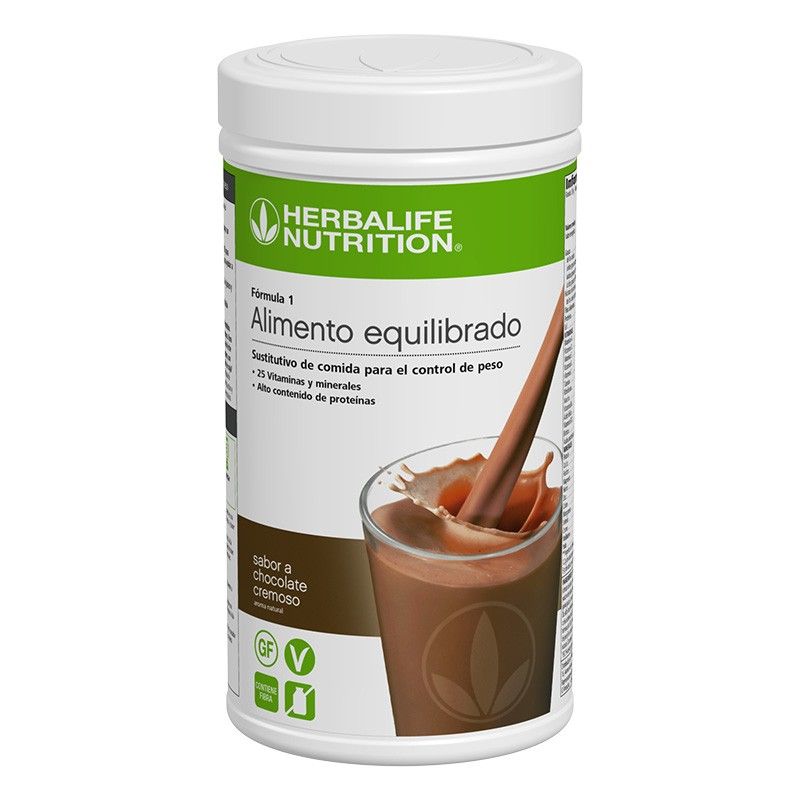 Batido Herbalife Fórmula 1 Chocolate Cremoso - 550G