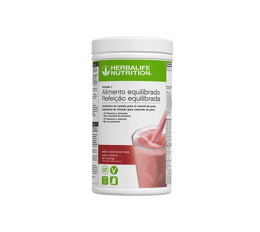 Batido Herbalife Fórmula 1 Delicia De Fresa - 550G