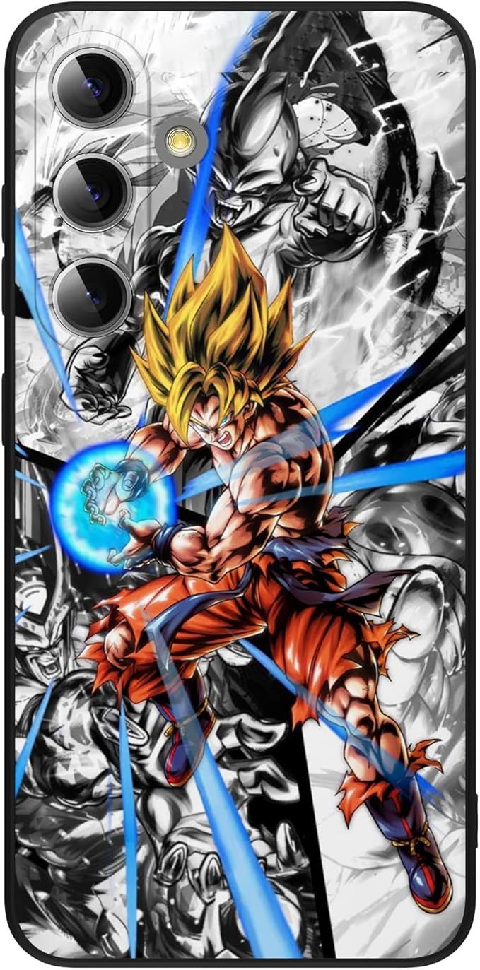 Japan Anime Comic Silicone Protection Pattern Cases, Non Slip Protection Case for Boys and Girls (BLACK-DWK-T103)