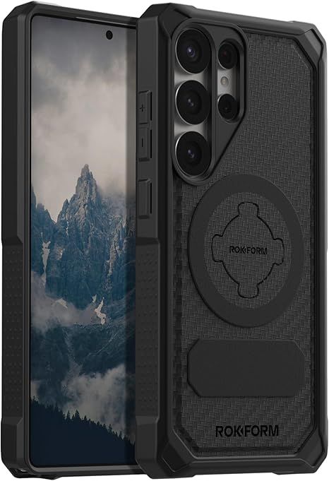 Rugged Case, Magnetic Cover with Screw Lock Drop-Tested Armor (Black)
