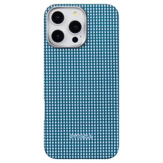 Ocean Blue Carbon Slim Case – Ultra-Light Protection with Refined Weave