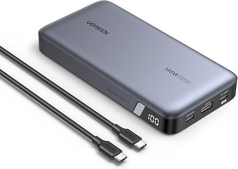 High-Capacity 25,000mAh 145W Laptop Power Bank – Nexode 3-Port USB-C PD Portable Charger for MacBook Pro/Air, Dell XPS, iPhone 17/16/15/14, Galaxy S24, Steam Deck, iPad &amp; More
