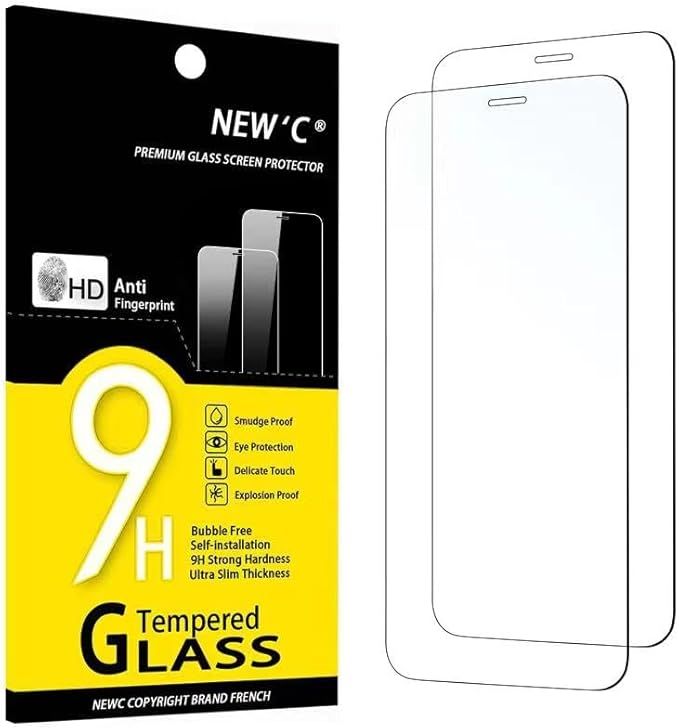 Tempered Glass Screen Protector (2-Pack) – 9H Scratch-Resistant, Ultra-Clear 0.33 mm HD Shield for iPhone 12 / 12 Pro (6.1&quot;)