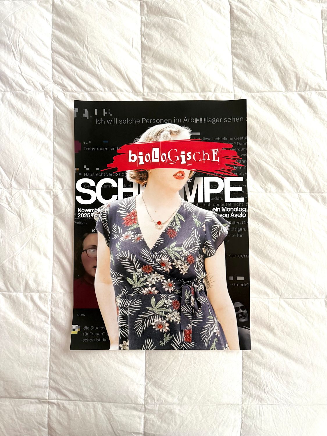 „Biologische Schlampe“ Poster