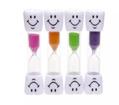 Sanduhr 3 Minuten Zahnputzuhr Eieruhr Sanduhren Kinder Zähneputzen 9,5x2,5x2,5cm