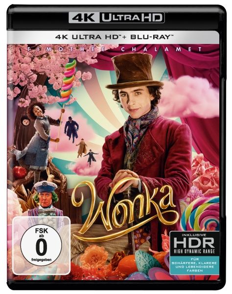 Wonka (4K-UHD+Blu-ray)