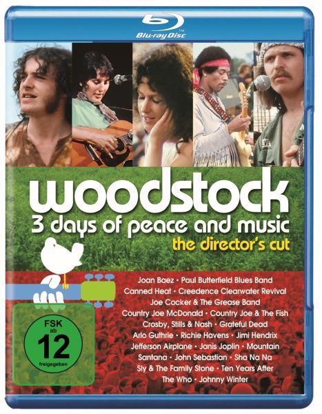 Woodstock: 3 Days of Peace and Music (Directors Cut) - Blu-ray
