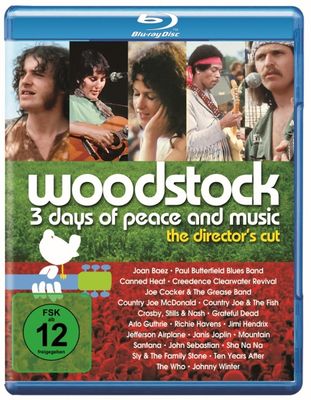 Woodstock: 3 Days of Peace and Music (Directors Cut) - Blu-ray