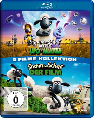 Shaun das Schaf - Der Film 1 &amp; 2  - 2 Blu-ray