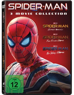 Spider-Man: Homecoming, Far From Home, No Way Home - 3 DVD