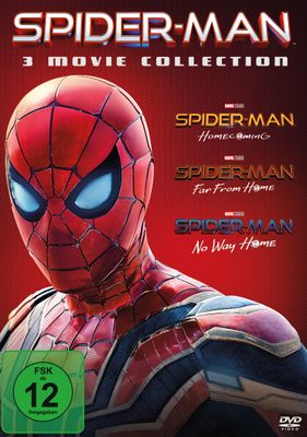 Spider-Man: Homecoming, Far From Home, No Way Home - 3 DVD