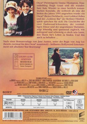 Sinn und Sinnlichkeit - Special Edition - DVD
