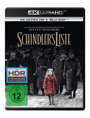 Schindlers Liste (Remastered) (4K-UHD+Blu-ray) Schindlers Liste (Remastered) (4K-UHD+Blu-ray)