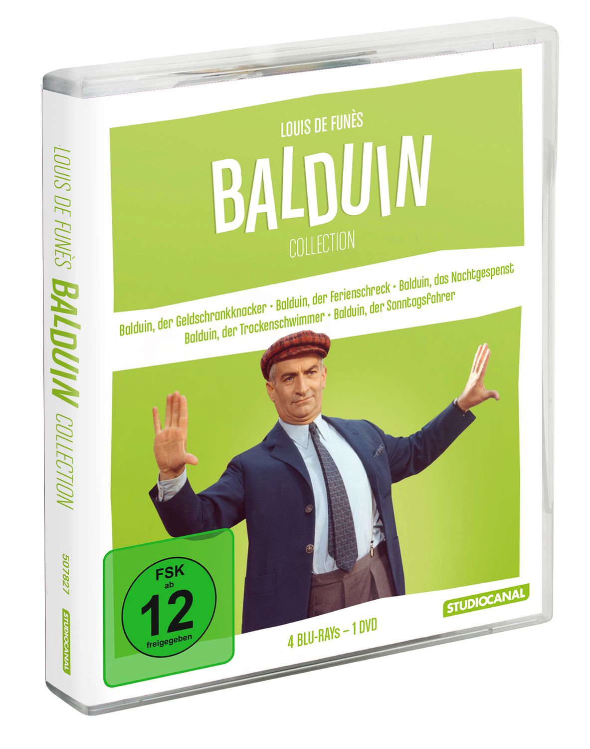 Louis de Funes - Die Balduin Collection  - 4 Blu-ray  + DVD