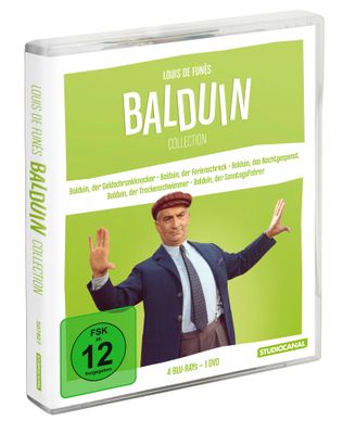 Louis de Funes - Die Balduin Collection - 4 Blu-ray + DVD Louis de Funes - Die Balduin Collection - 4 Blu-ray + DVD