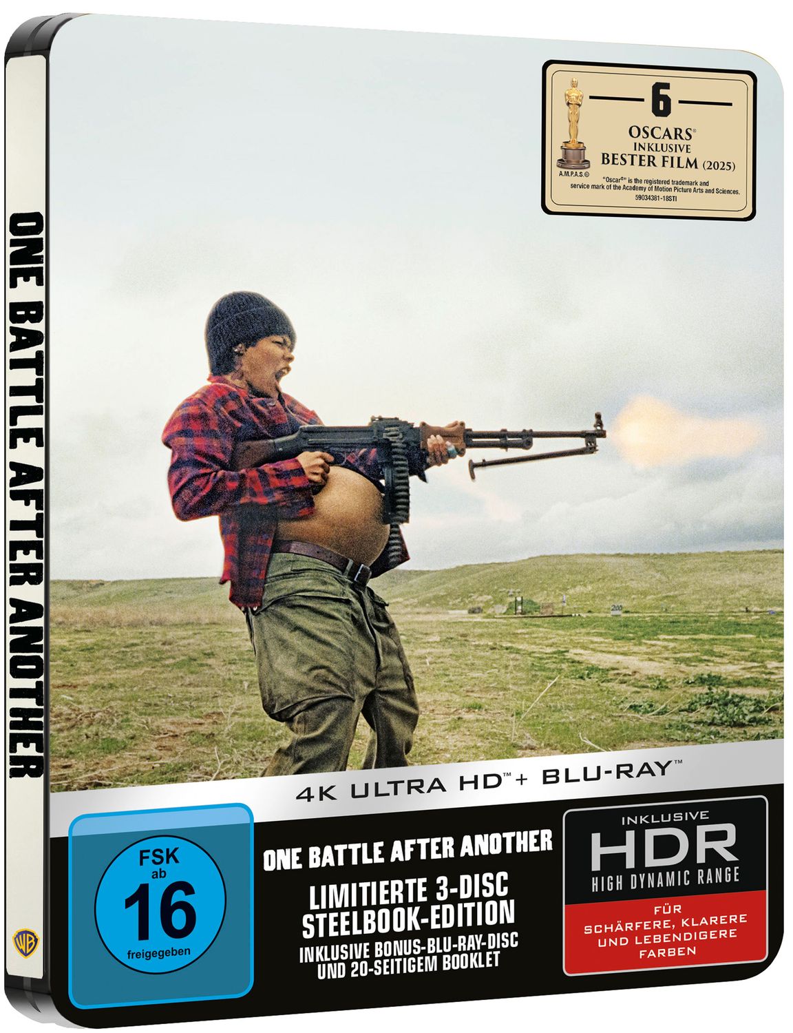 One Battle After Another (Limitiertes Steelbook, 4K-UHD + Blu-ray)