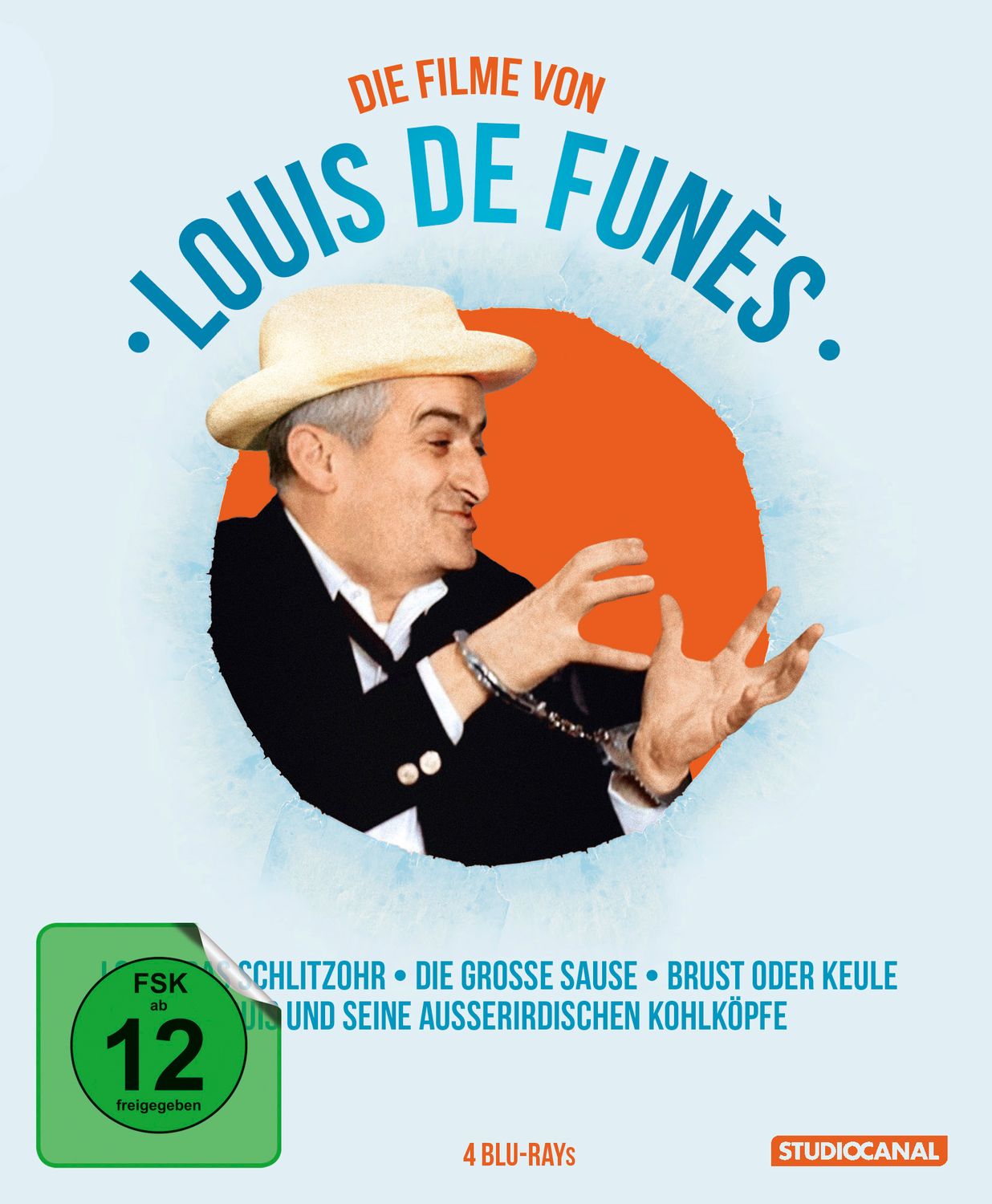 Louis de Funes Edition - 4 Blu-ray