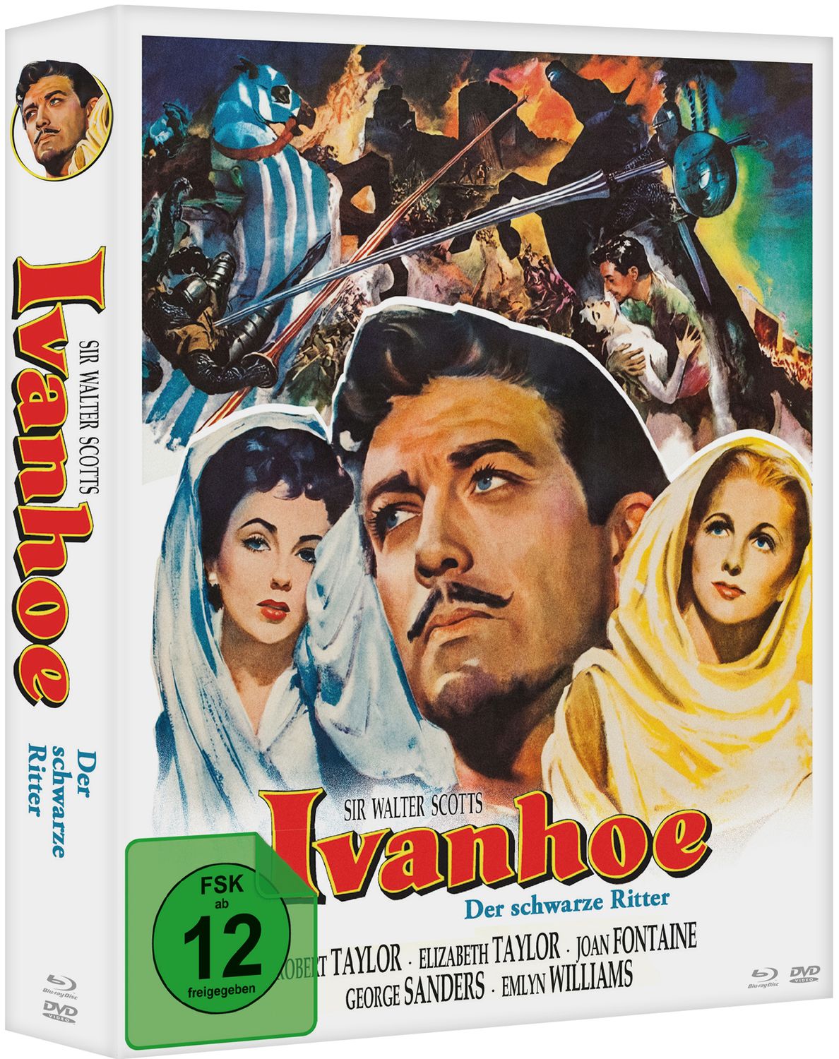 Ivanhoe - Der schwarze Ritter - Digipack, Blu-ray+DVD