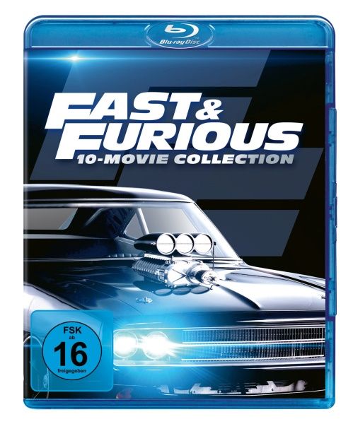 Fast &amp; Furious 1-10 Boxset - Blu-ray