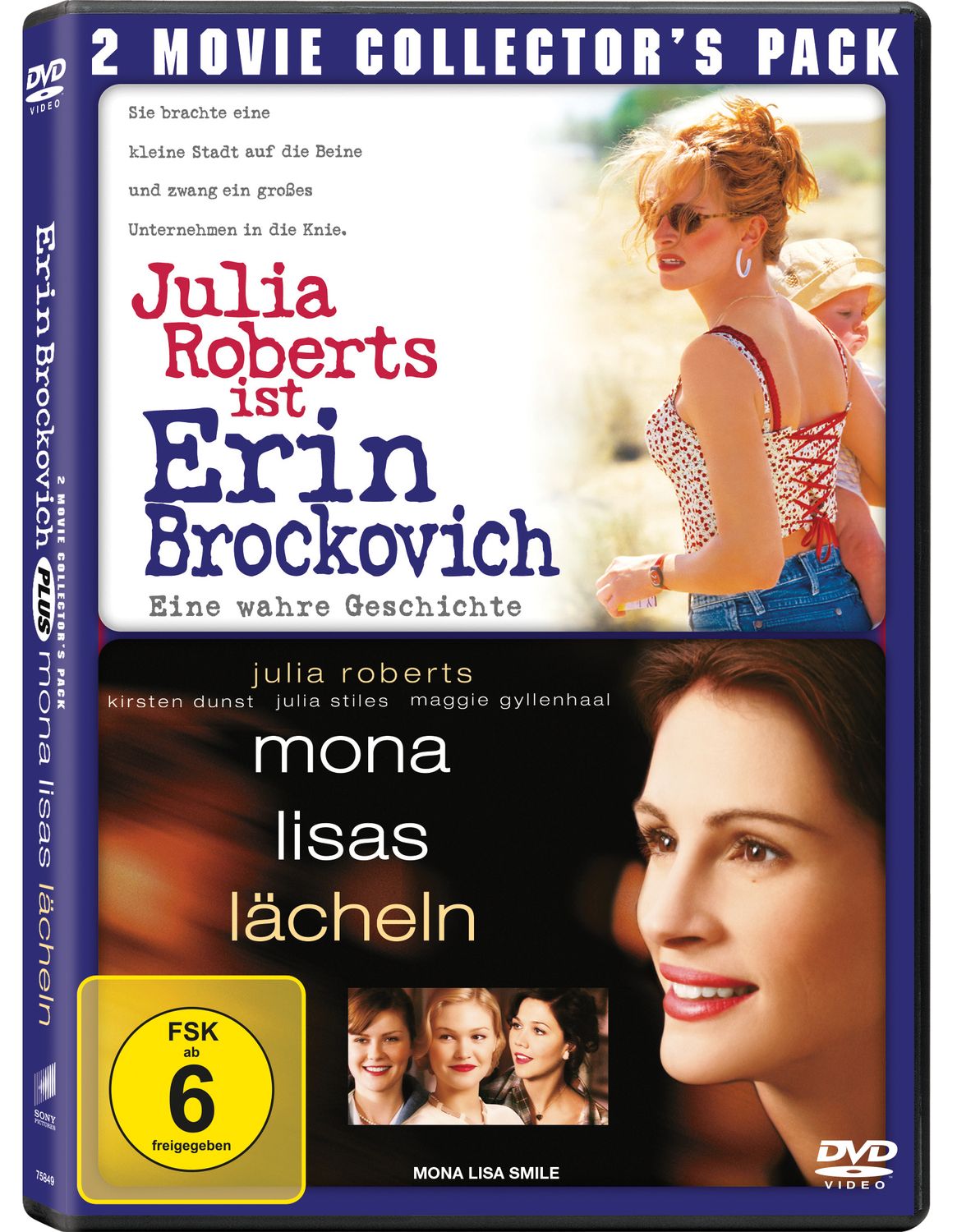 Erin Brockovich / Mona Lisas Lächeln - 2 DVDs