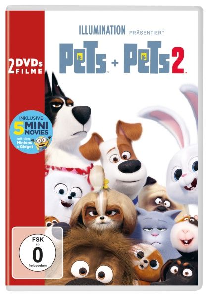 Doppelpack: Pets 1&amp;Pets 2  - DVD