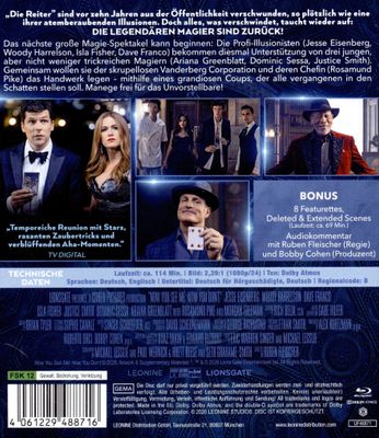 Die Unfassbaren 3 - Now you see me - Blu-ray