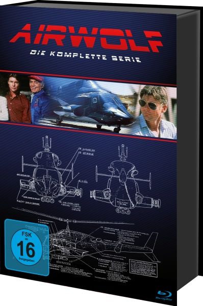 Airwolf - Die komplette Serie (Keepcase) (18 Blu-rays) Blu-ray