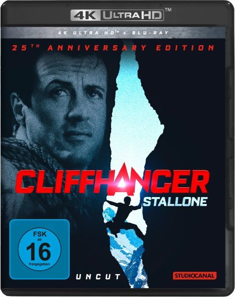 Cliffhanger - 25th Anniversary Edition - Uncut (4K Ultra HD+Blu-ray)