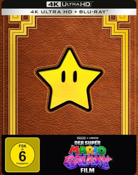 Der Super Mario Galaxy Film (Steelbook, 4K-UHD+Blu-ray) - Vorbestellung