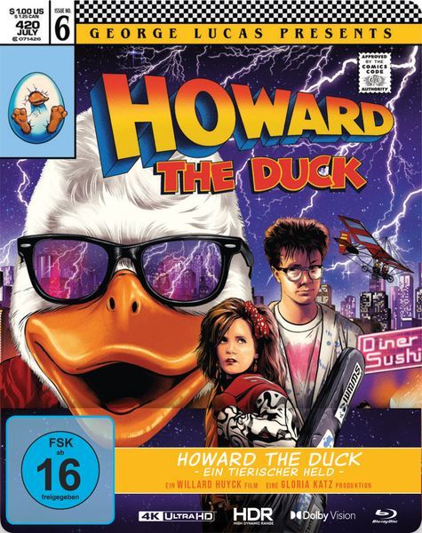 Howard the Duck - Ein tierischer Held (Steelbook, 4K-UHD+Blu-ray) - Vorbestellung