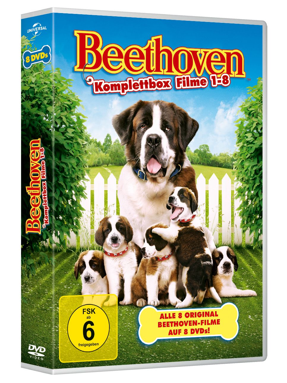Beethoven - Komplettbox Film 1-8 - DVD