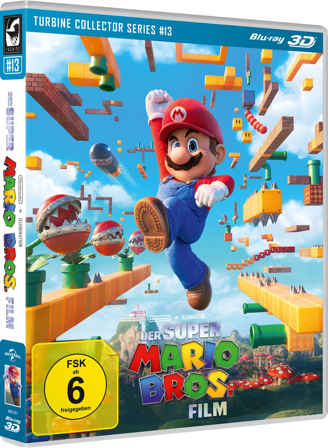 Der Super Mario Bros. Film (The Super Mario Bros. Movie) - 3D - Turbine Collector Series #13 (Blu-ray 3D)