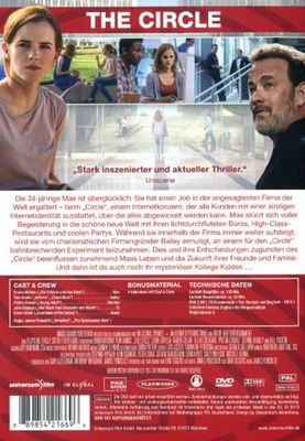 The Circle (2017) -  DVD
