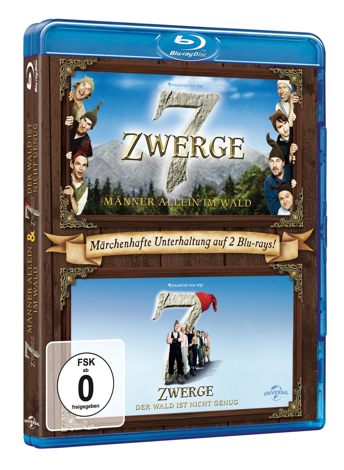 7 Zwerge - Männer alleine im Wald / 7 Zwerge - Der Wald ist nicht genug - Blu-ray