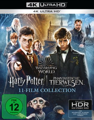 Wizarding World 11-Film Collection (Harry Potter / Fabelhafte Tierwesen) (4K-UHD)