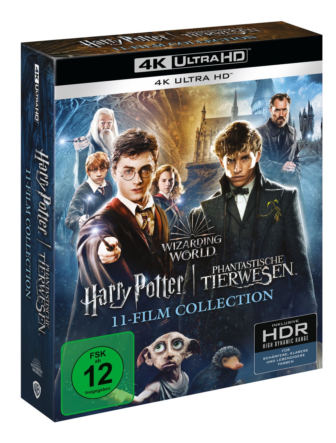 Wizarding World 11-Film Collection (Harry Potter / Fabelhafte Tierwesen) (4K-UHD)