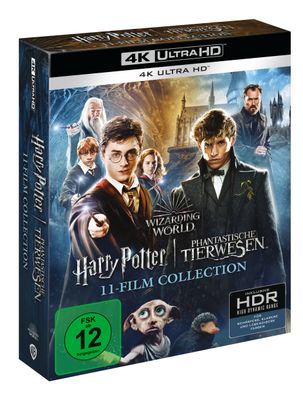 Wizarding World 11-Film Collection (Harry Potter / Fabelhafte Tierwesen) (4K-UHD)