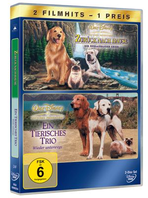 Zurück nach Hause / Ein tierisches Trio - DVD