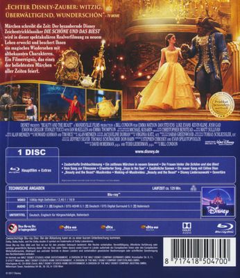 Die Schöne und das Biest - Live-Action (2017) - Blu-ray