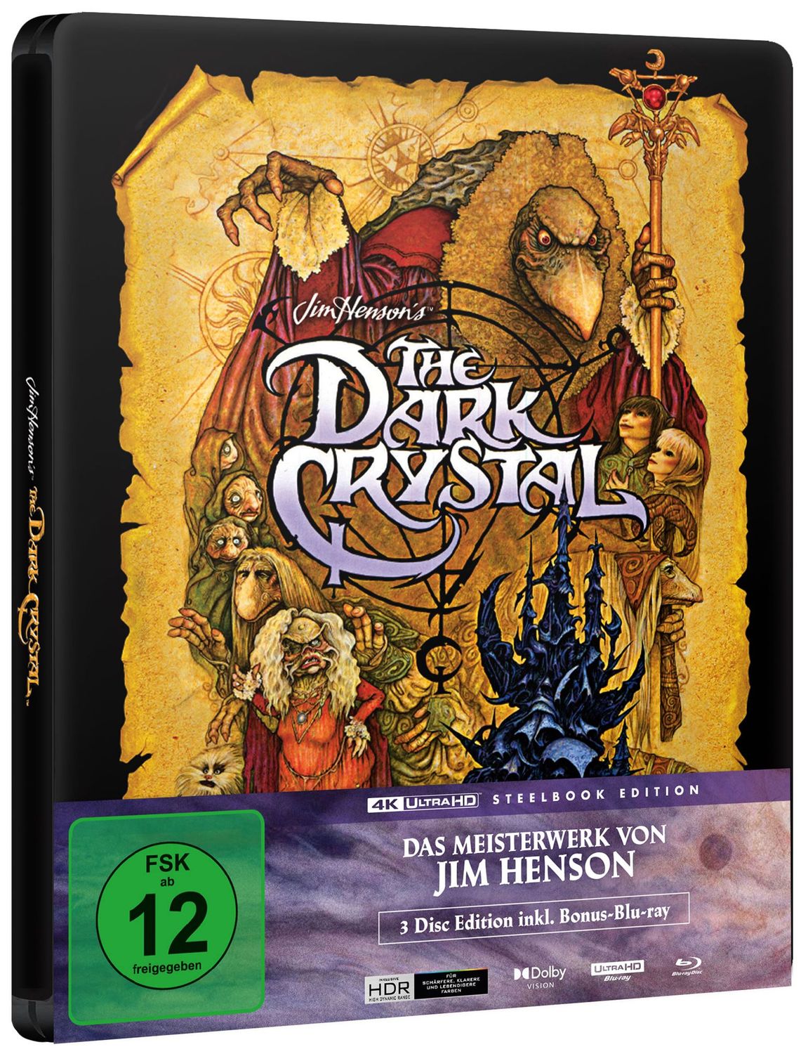 Der dunkle Kristall - Steelbook, 4K-UHD+2 Blu-rays