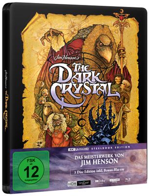 Der dunkle Kristall - Steelbook, 4K-UHD+2 Blu-rays