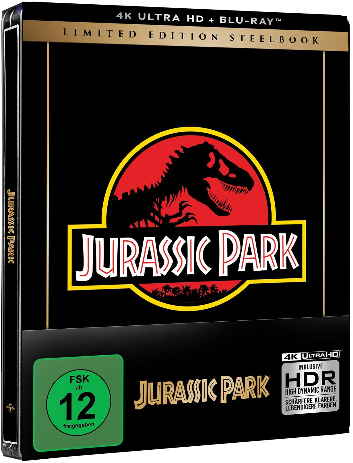 Jurassic Park - Steelbook, 4K-UHD+Blu-ray